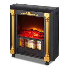 Geepas Electric Fireplace Quartz Tube Flame Heater GRH28579P
