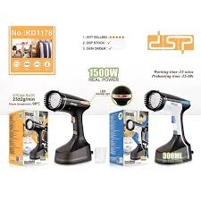 DSP Powerful Steam Handheld Garment Steamer 300ML 30s Heat Protect 3 in 1, KD1178