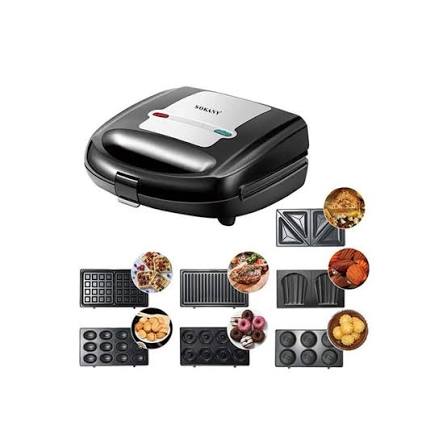 Sokany Sandwich Maker 7-in-1 Pakistan | Multi-Purpose Kitchen Appliance