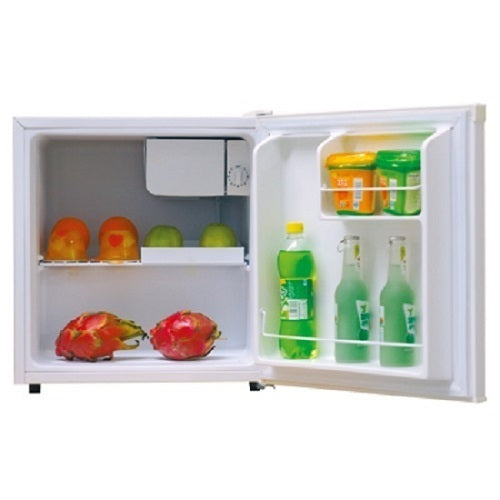 Geepas 60L Single Door Refrigerator - Portable Low Noise Separate Chiller Compartment, Compact