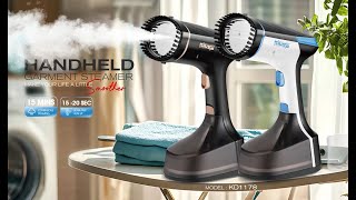 DSP Powerful Steam Handheld Garment Steamer 300ML 30s Heat Protect 3 in 1, KD1178