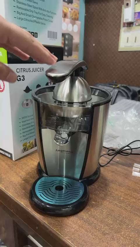 American Stainless Steel Multi-function Electric Hand Press Juice Extractor Orange Juice Machine, Electric Citrus