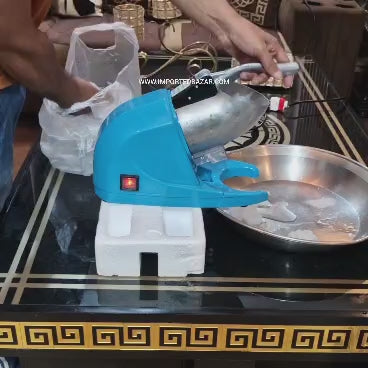 Electric Ice Crusher, Ice Shaver Machine For Home & Commercial, Snow Cone Maker Stainless Steel