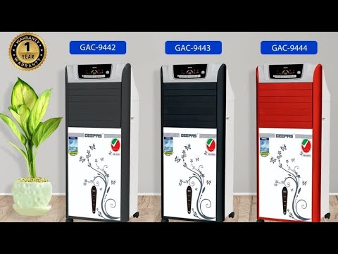 Geepas GAC 9442/43/44 AC Cum Tower Air Cooler With Remote & LED Screen Control