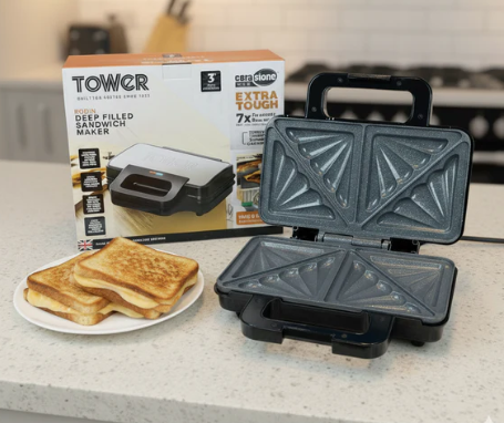 Tower Deep filed Sandwich Maker 900W