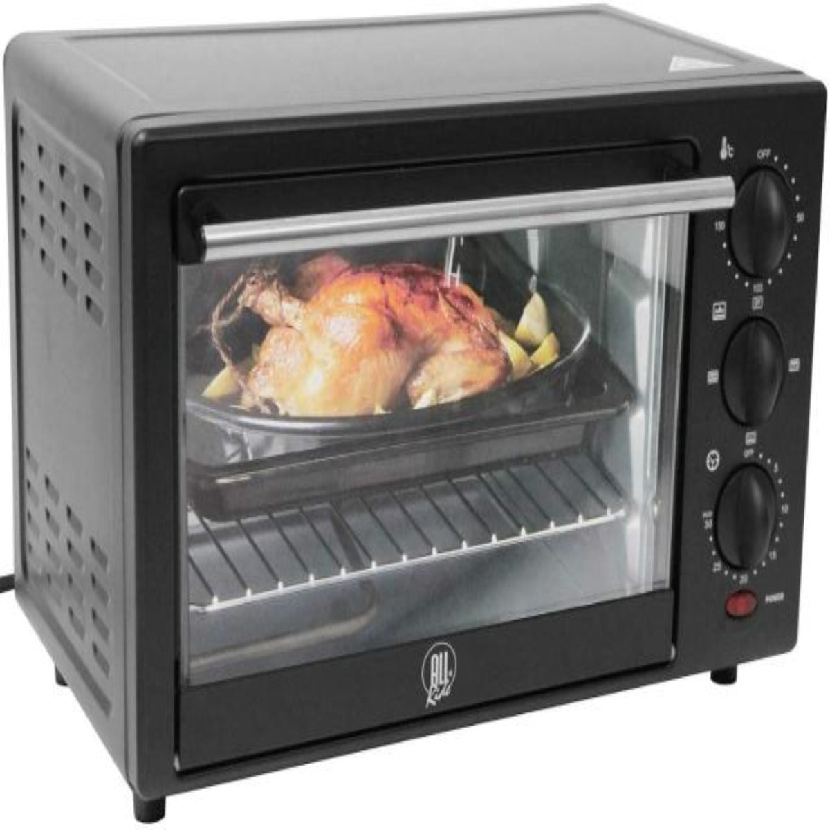 24 Liter Counter-top Baking Toaster Electric Oven with Rotisserie Oven