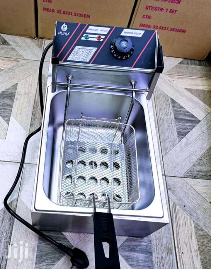 German 6 Liter Commercial Electric Deep Fryer with Adjustable Thermostat