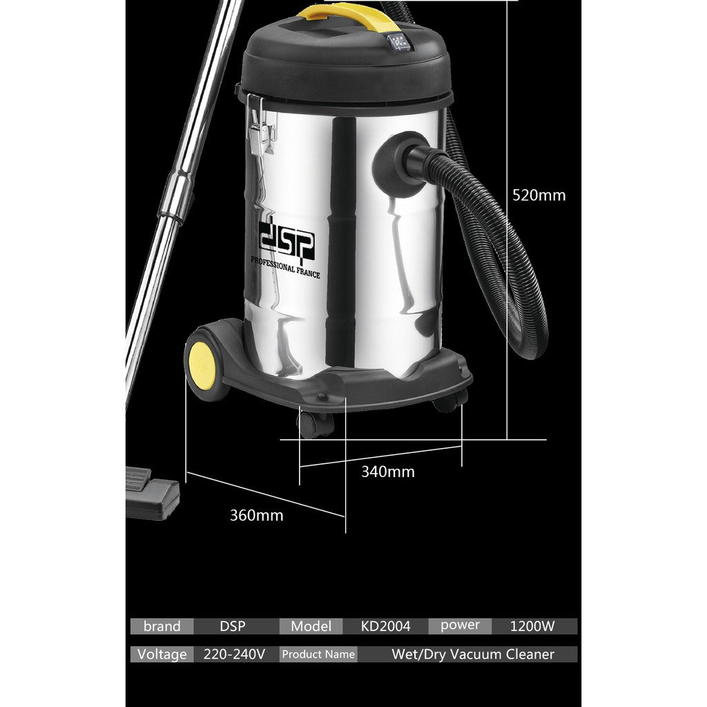 DSP KD-2004 Powerful Suction Wet and Dry vacuum Cleaner