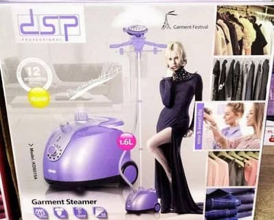 Original France DSP Fast Heat Garment Steamer, Full Size Steamer for Clothes, Fabric High Pressure