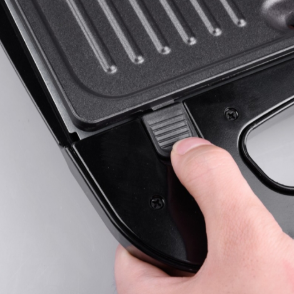 Professional 2 in 1 Multi Plates 4 Slices Electric Breakfast Panini Grill Sandwich Maker