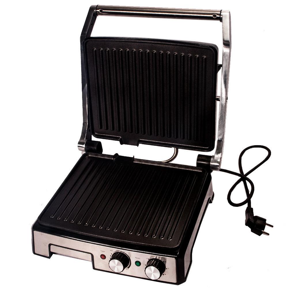 DSP 2 Slice Electric Indoor Panini Press Grill with Non-Stick Double Flat Cooking Plate