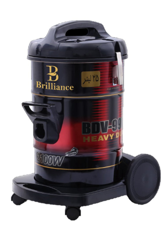 Brilliance  BDV-9960 Professional Drum Vacuum Cleaner 25 Liter