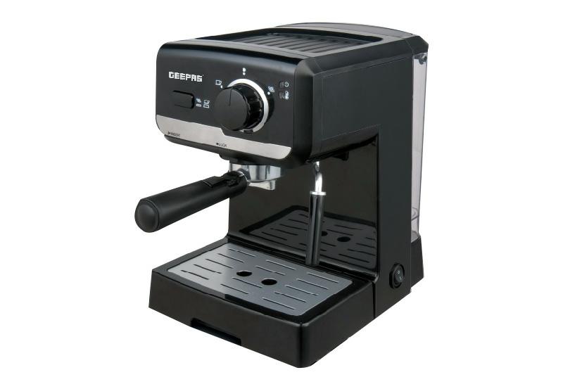 Geepas GCM 6108 Automatic Espresso Coffee Machine Cappuccino and Cafe Latte Maker