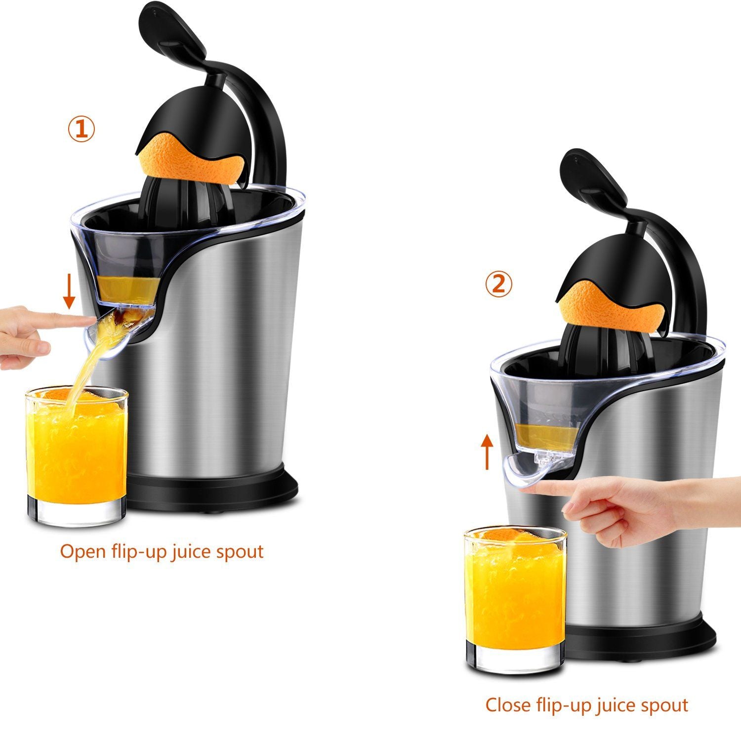 Sonifer Commercial 300W Stainless Steel Citrus Juicer SF-5523