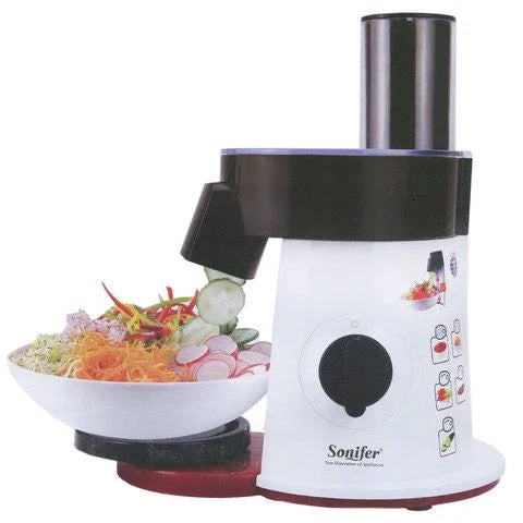 SONIFER Food Processor Multifunctional Salad Maker Shred Slicer SF-5505