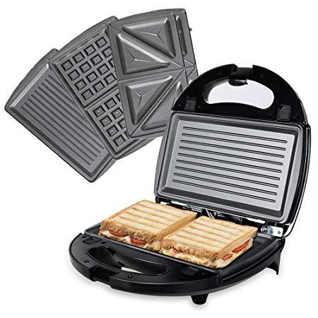 Imported 3 In 1 Breakfast Makers, Grill Sandwich Makers, Waffle Makers