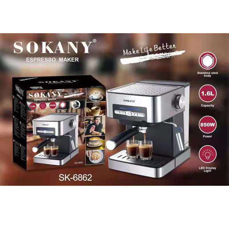 Sk-6862 Coffee Italian Machine 15bar High Quality Espresso Coffee Machine