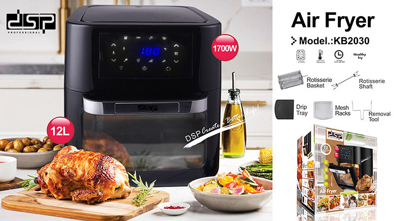 DSP KB2030 Multi Function Air Fryer with Rotisserie Function