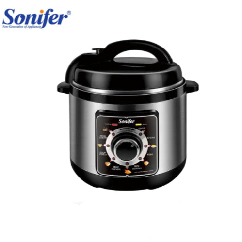 Sonifer All-In-1 Electric Pressure Cooker 6L Capacity Meat Timing Control and Heat Preservation SF-4009