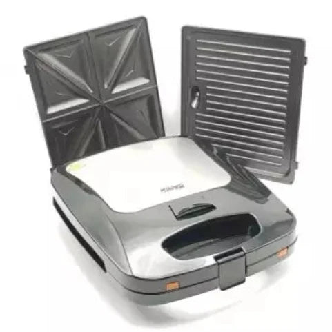 2 in 1 detachable plate 2 slice sandwich maker