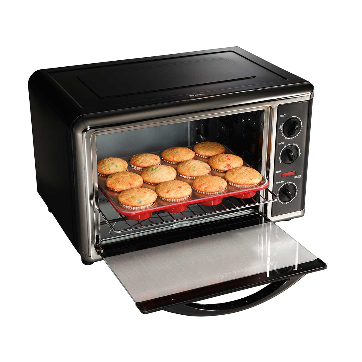 24 Liter Counter-top Baking Toaster Electric Oven with Rotisserie Oven
