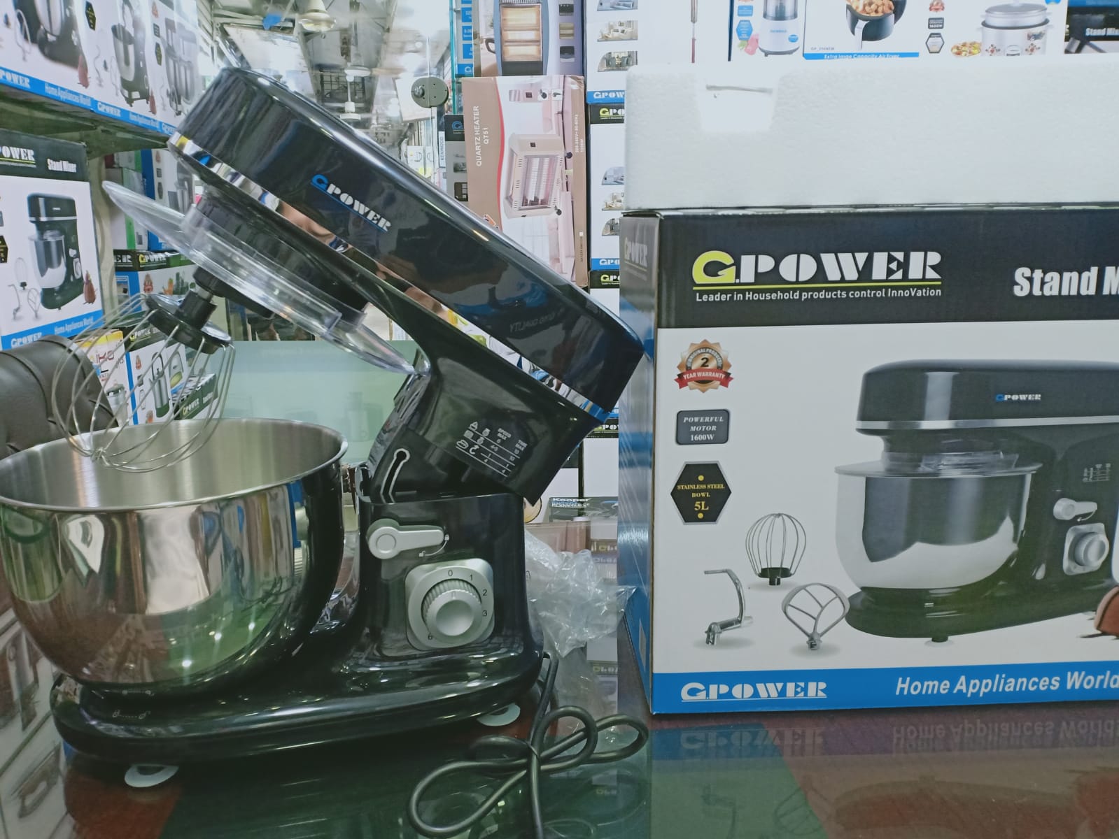 Gpower GP125 Commercial 10L Dough Maker Stand Mixer