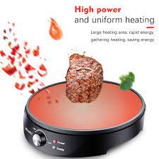 1000W ELECTRIC PANCAKE MACHINE NONSTICK CREPE MAKER ADJUSTABLE TEMPERATURE CONTROL BARBECUE MACHINE