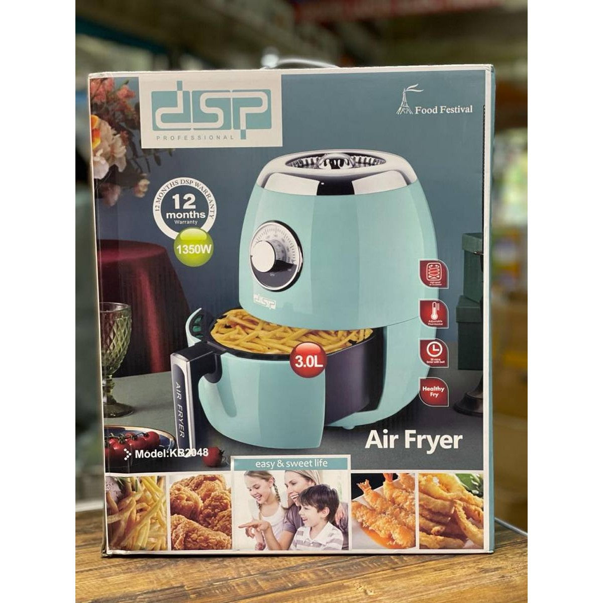 DSP KB2048 Air Fryer 3 Liter