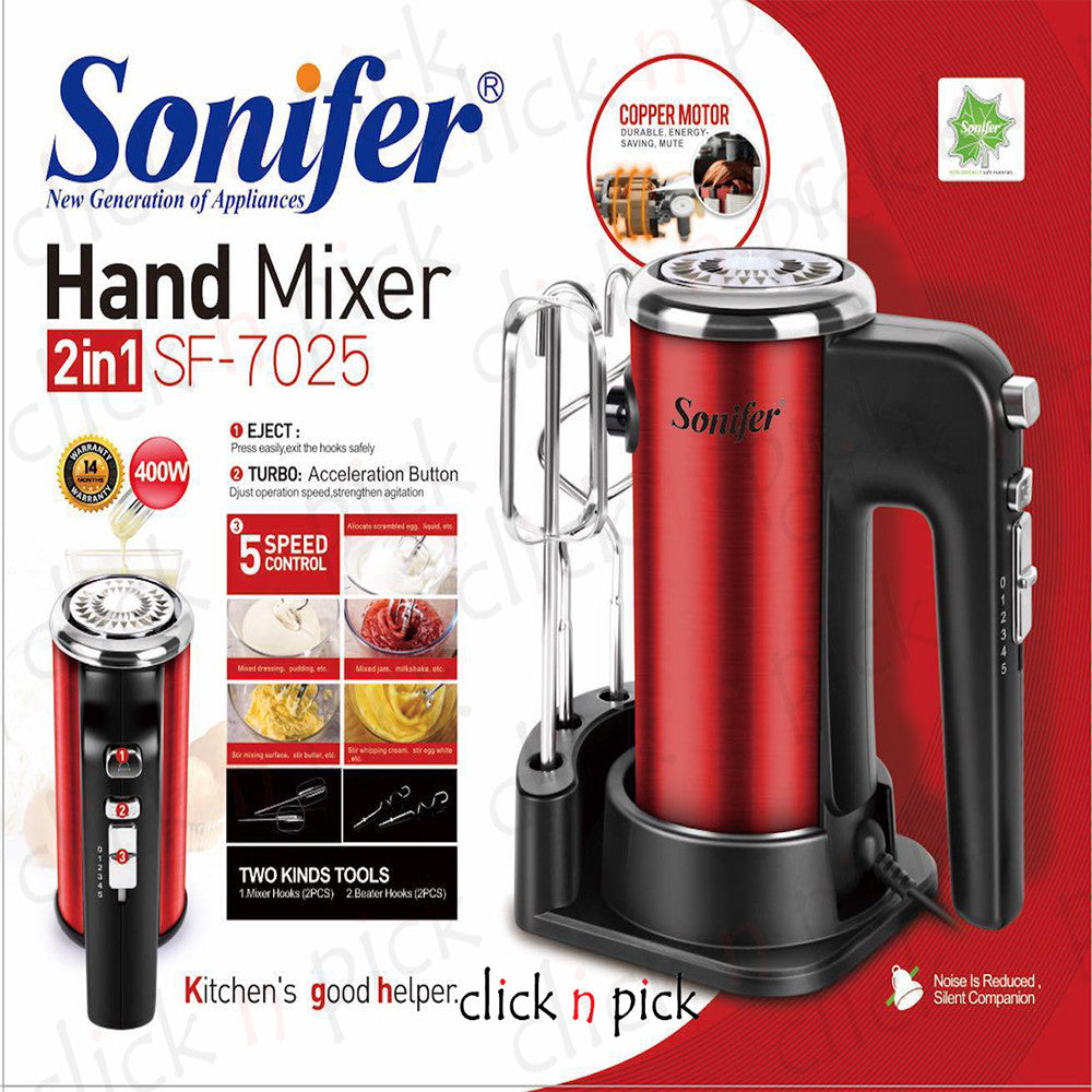 Imported HAND MIXER SONIFER SF7025