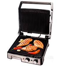 DSP 2 Slice Electric Indoor Panini Press Grill with Non-Stick Double Flat Cooking Plate
