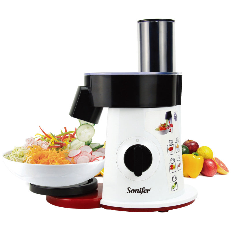 SONIFER Food Processor Multifunctional Salad Maker Shred Slicer SF-5505
